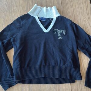 OVO x University of Toronto Women’s Rugby Polo Sweater